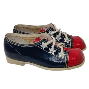 Vintage Red White And Blue kids Shoes Size 11.5D